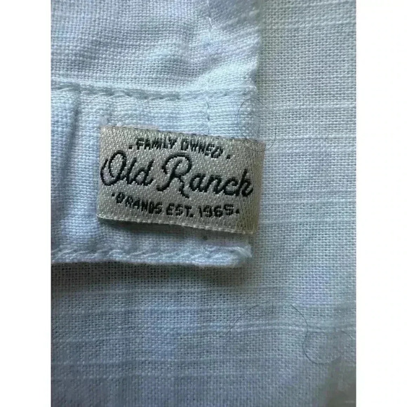 Old Ranch Brands Saguaro Tank Top 23 White Size M - Picture 6 of 8